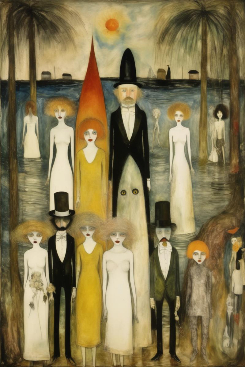 00283-170928508-_lora_Maurice Prendergast Style_1_Maurice Prendergast Style - the Exodus from paradise by Marlene Dumas, in the style of Hugo Si.png